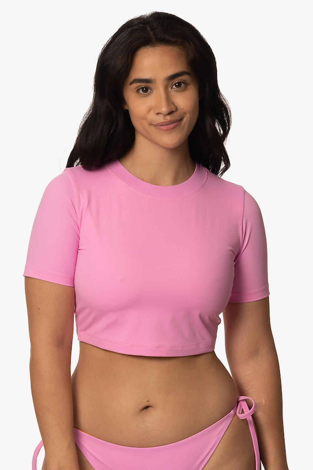  Aurora Short Sleeved Crop Rashie - Zion
