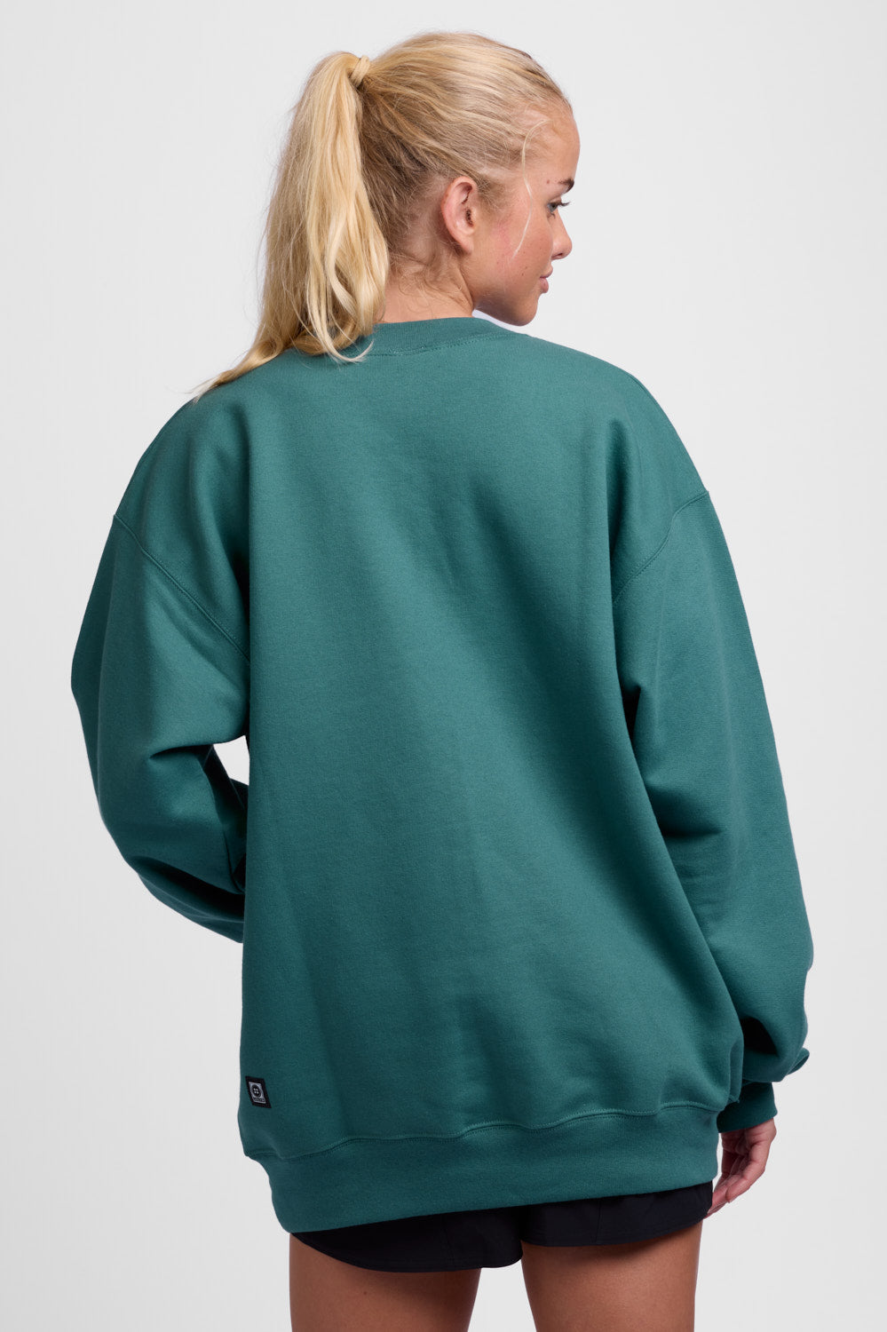  Roxanne Oversized Fleece Crewneck - Cactus