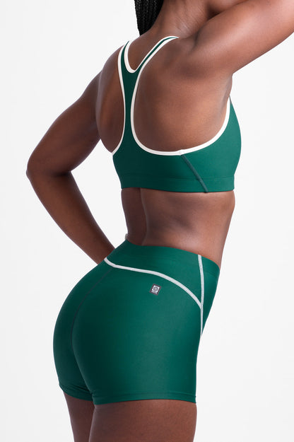  Anna Tight Short - Basil Contrast