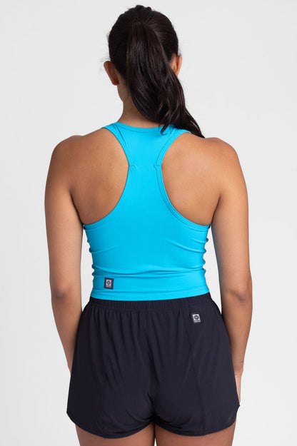  Rochelle Basic Crop Top - Caribbean